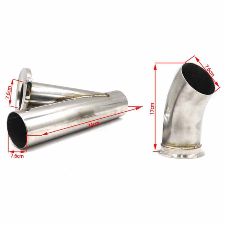 Stainless Steel Car Remote Control Electric Exhaust Valve Pipe Set, Size: 3 inch, YC100414