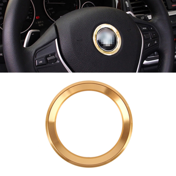 Aluminium Alloy Steering Wheel Decoration Ring Cover Sticker for BMW