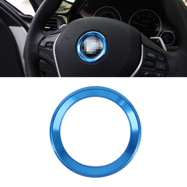 Aluminium Alloy Steering Wheel Decoration Ring Cover Sticker for BMW