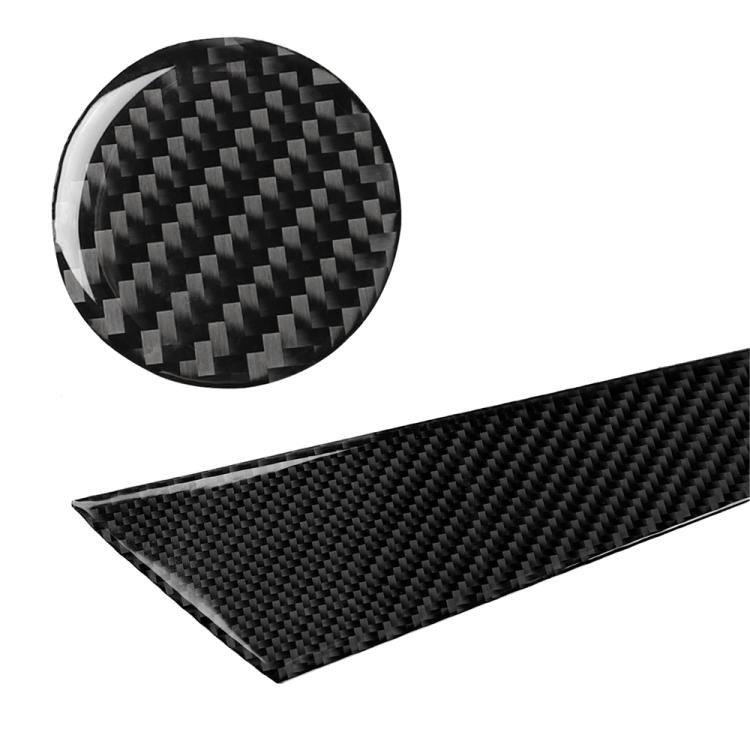 3 PCS Car Carbon Fiber Gear Panel Decorative Sticker for Audi A3, Left Driving