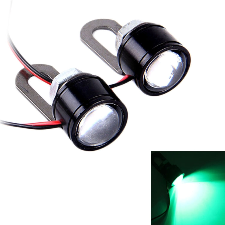 2 PCS 12V 3W  Eagle Eyes LED Strobe Light For Motorcycle ，Wire Length: 90cm
