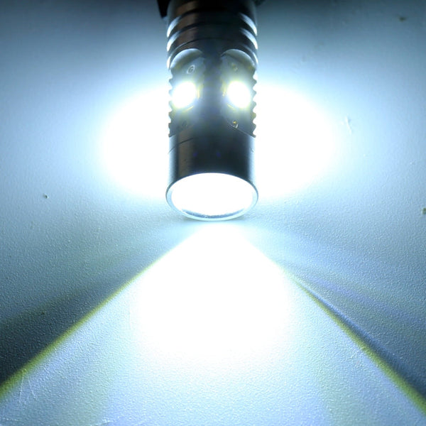 2 PCS T10 / W5W / 168 / 194 DC12V / 4.5W / 6000K / 360LM 6LEDs SMD-3030 Car Clearance Light, with Projector Lens Light