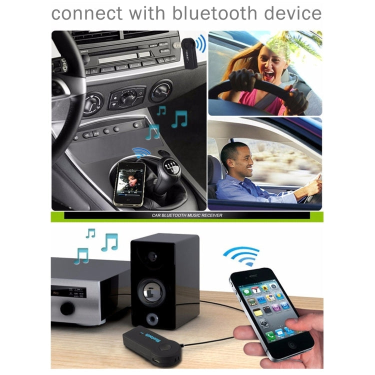 Portable Single Sound Channel Bluetooth Wireless Music Receiver Mini Boombox for iPhone / iPad / Car / Headphone / Stereo, Support Bluetooth Hands-free