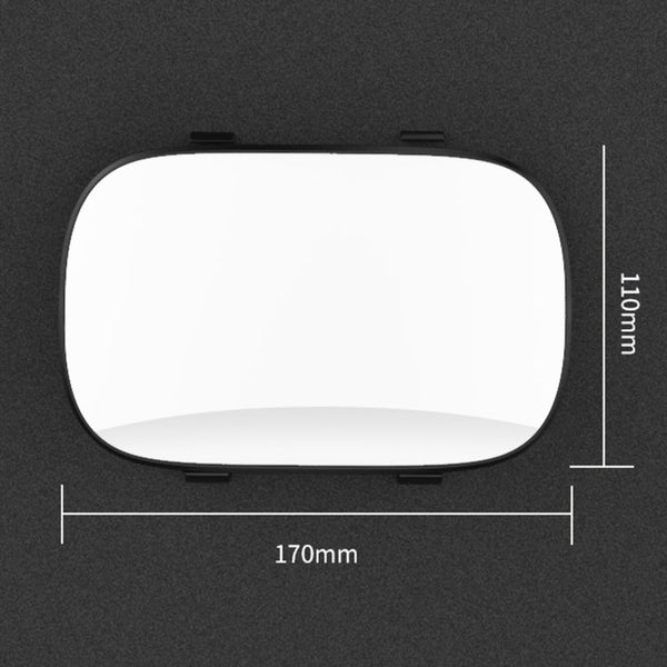 3R 3R-096 Portable Car Sunshade Makeup Mirror, 3R-096