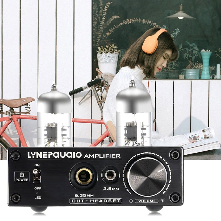 LINEPAUDIO A962 HiFi 6J9 Vacuum Tube Power Headphone Amplifier USB ASIO Sound Card, A962
