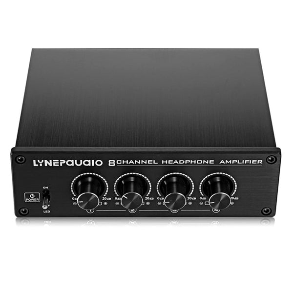 LINEPAUDIO A966 Pro Eight-channel Headphone Amplifier  Headphone Distributer Signal Amplifier, A966