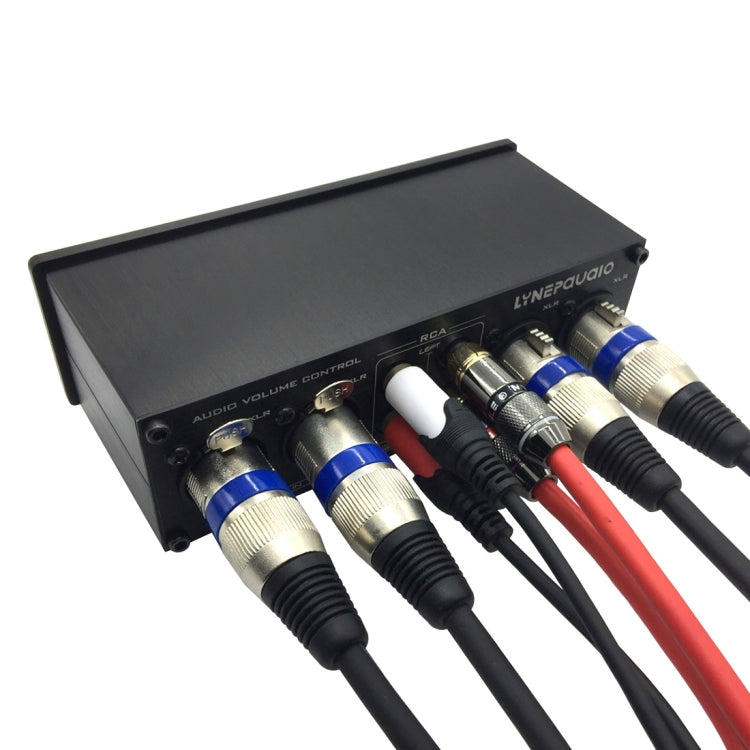 LINEPAUDIO A967 Full-balanced Passive PreAmp Active Speaker Two-channel Volume Controller, A967