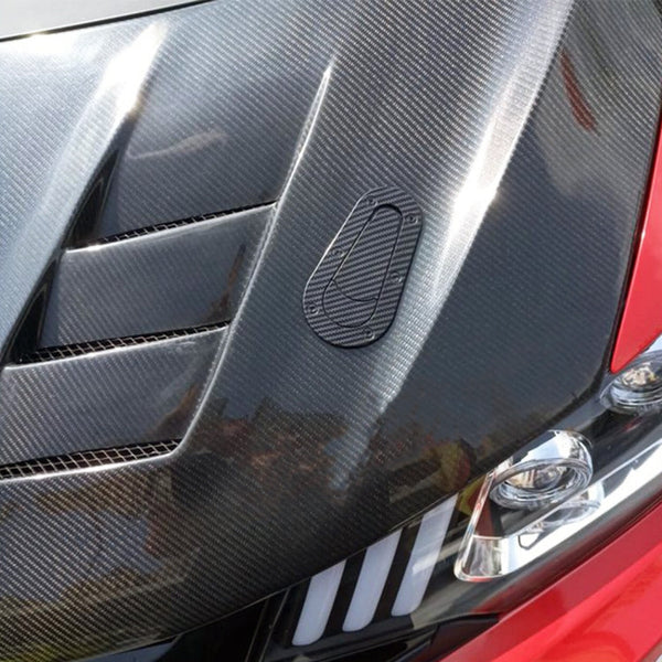 2 PCS Car Imitation Engine Lock Body Decorative Sticker