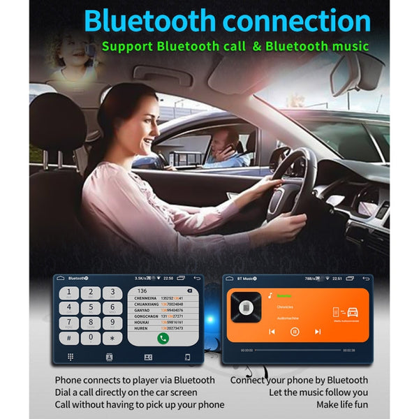 9093 HD 9 inch Car Android 8.1 Radio Receiver MP5 Player for Volkswagen, Support FM & Bluetooth & TF Card & GPS & WiFi with Decoding