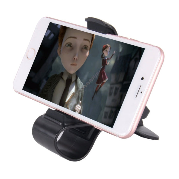 Universal Flexible Cell Phone Clip Dashboard Holder for iPhone, Galaxy, Huawei, Xiaomi, Sony, LG, HTC, Google and other Smartphones, Width 3 inch o 6.5 inch