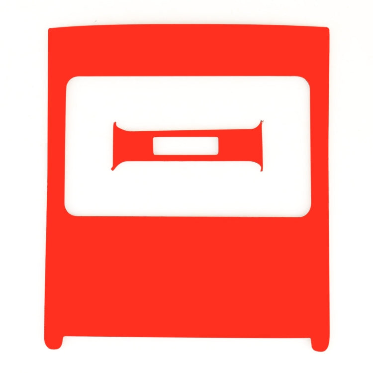 2 PCS Car Rear Air Outlet Frame Carbon Fiber Decorative Sticker for Mercedes-Benz W204 2007-2013