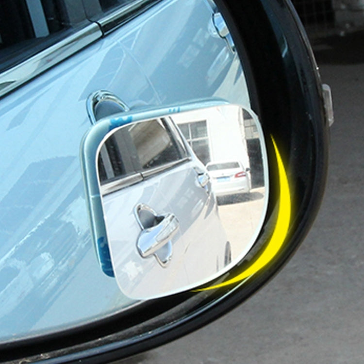 2 PCS ACP-005 Car Blind Spot Rear View Fix/360 Degree Angle Adjustable Wide Angle Mirror