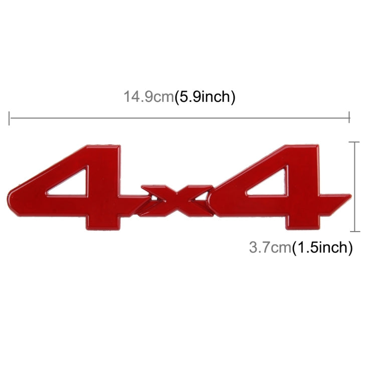 Auto Sticker Metal Fashion Car Stickers Auto Chrome Car Styling-covers Car Personality Accessories, 4X4 Sticker