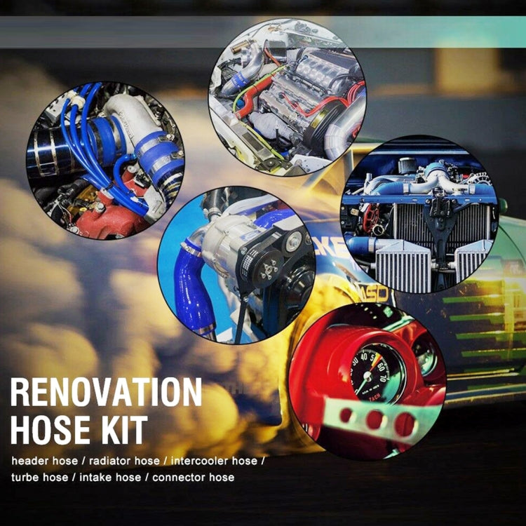 9 PCS Auto Silicone Radiator Hose Kit for Honda Civic D15 D16 EG EK 1992-2000