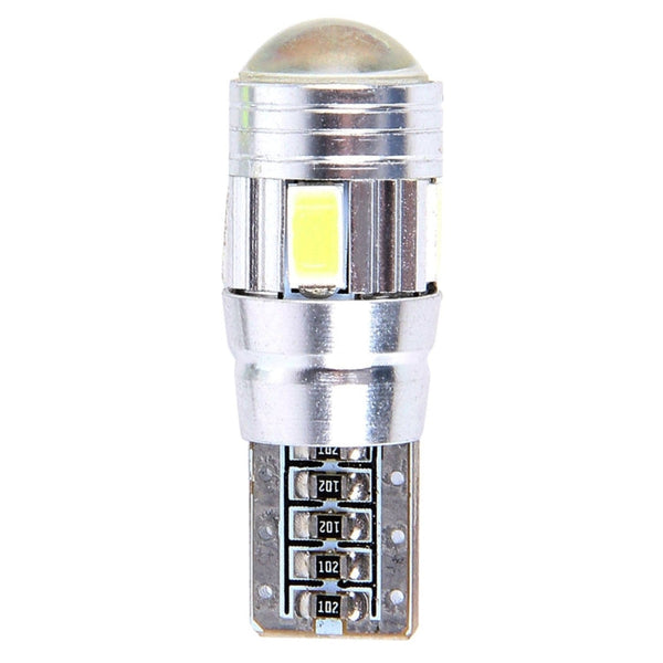 2PCS T10 3W Ice Blue Light 6 SMD 5630 LED Error-Free Canbus Car Clearance Lights Lamp, DC 12V