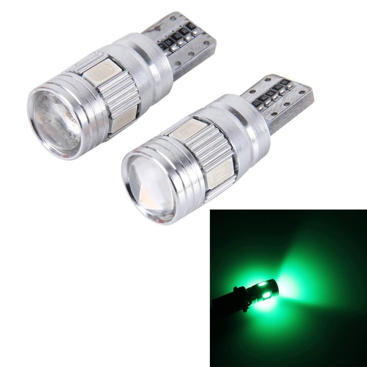 2PCS T10 3W 6 SMD 5630 LED Error-Free Canbus Car Clearance Lights Lamp, DC 12V