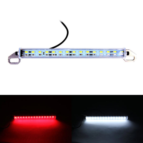 10W 30 LED SMD 2835 White Light + Red Light Car Backup Auxiliary Light Brake Light, DC 12V Cable Length: 60cm