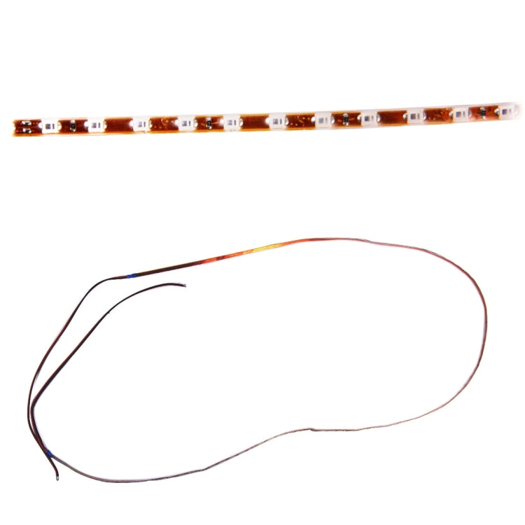 5 PCS 45 LED 3528 SMD Waterproof Flexible Car Strip Light for Car Decoration, DC 12V, Length: 90cm