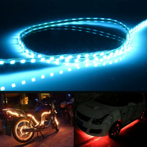 5 PCS 45 LED 3528 SMD Waterproof Flexible Car Strip Light for Car Decoration, DC 12V, Length: 90cm