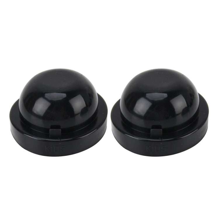 2 PCS K105 Universal Car LED Headlight HID Xenon Lamp Silicone Dust Cover Seal Caps Car Dust Cover Waterproof Dustproof Sealing Headlamp Cover for Car Retrofit, Inner Diameter: 10.5cm