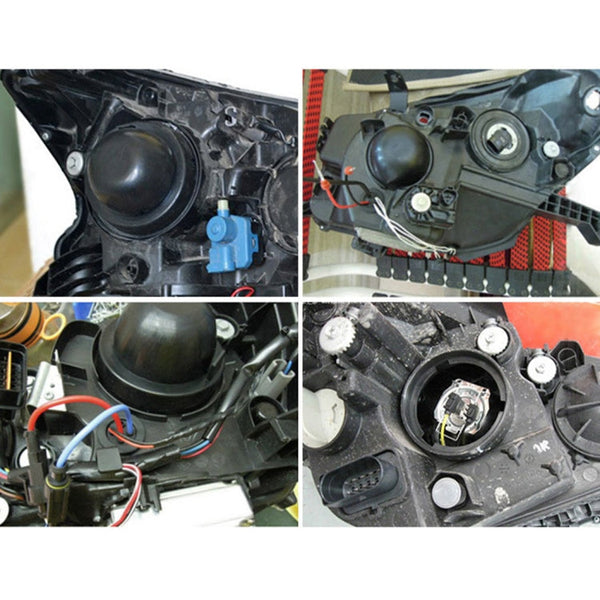 2 PCS Universal Car LED Headlight HID Xenon Lamp Silicone Dust Cover Seal Caps LED Headlight Seal Dust Seal Cover Dust Cover for H1 H3 H7 H11 / H8 9005 / 9006