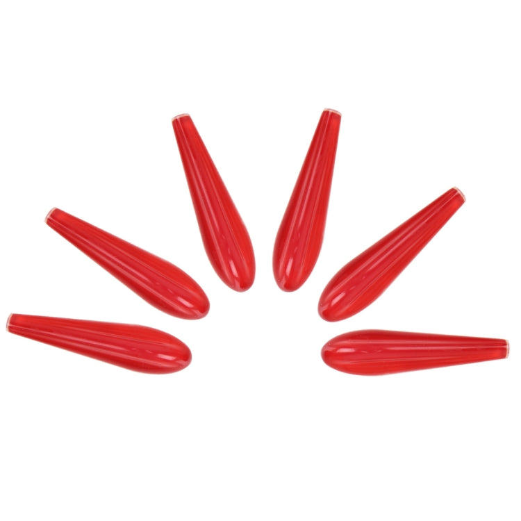 6 PCS Universal Resin Rear Spoiler Car Auto Rear Spoiler Exterior Rear Spoiler Kit Car Crash Strip Spoiler Routed Board Mute Rectifier Noise Reduction Spoiler