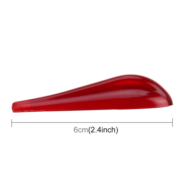 6 PCS Universal Resin Rear Spoiler Car Auto Rear Spoiler Exterior Rear Spoiler Kit Car Crash Strip Spoiler Routed Board Mute Rectifier Noise Reduction Spoiler