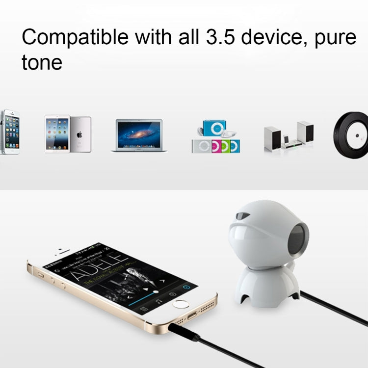 3.5mm Male to USB 2.0 Female Audio Converter Retractable Coiled Cable for Car MP3 Speaker U Disk, Length: 1m