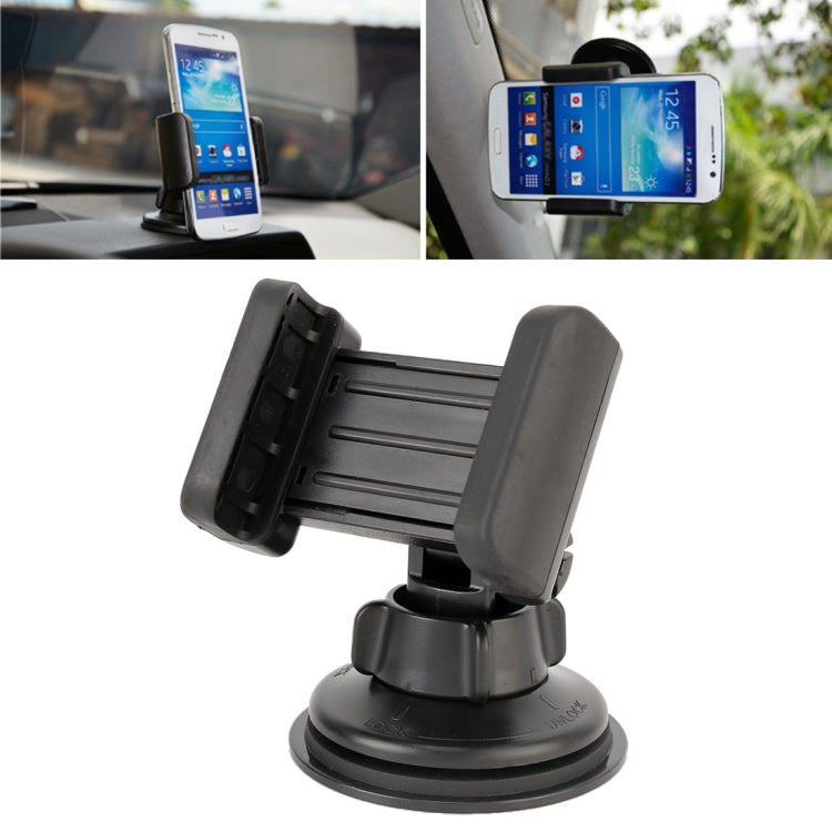 3R-1005 Universal Car Suction Cup Mount Bracket Phone Holder for 68-80mm Mobile Phone, 3R-1005