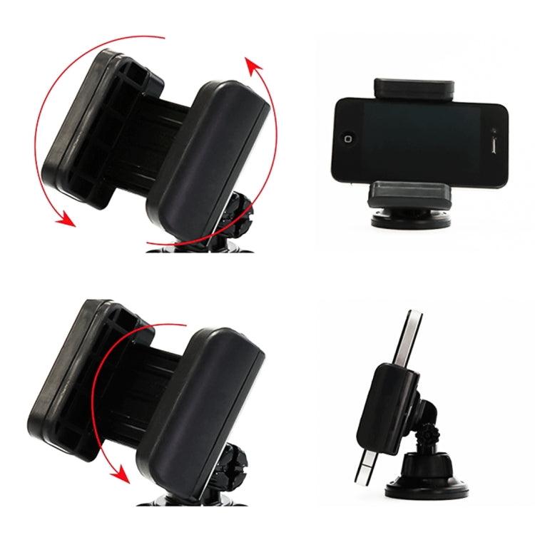 3R-1005 Universal Car Suction Cup Mount Bracket Phone Holder for 68-80mm Mobile Phone, 3R-1005
