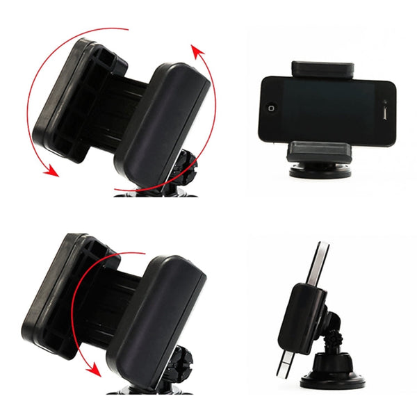 3R-1005 Universal Car Suction Cup Mount Bracket Phone Holder for 68-80mm Mobile Phone, 3R-1005