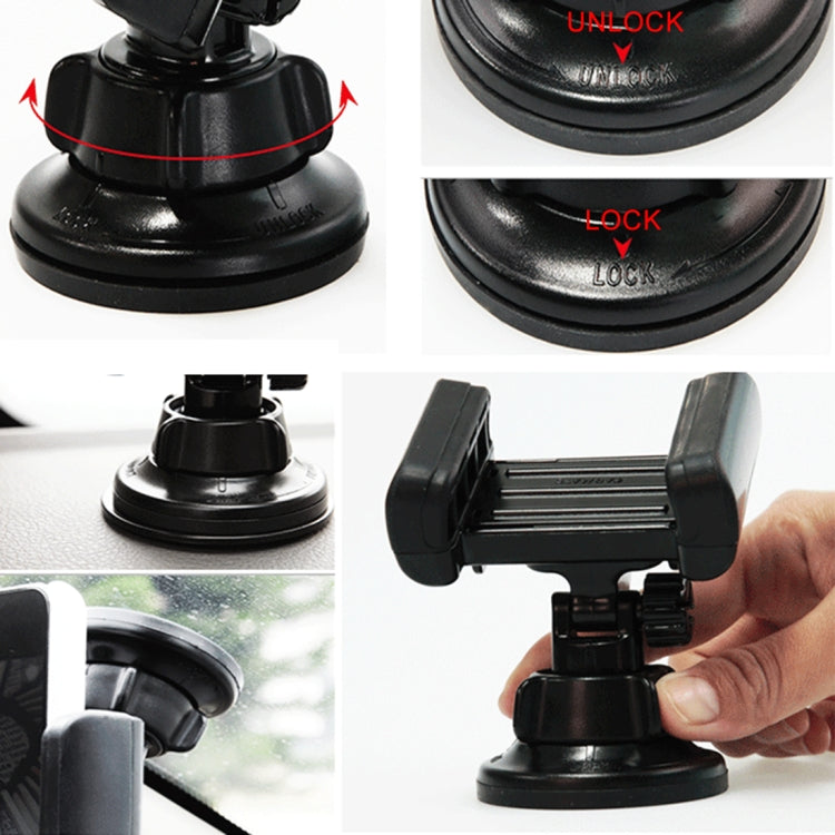 3R-1005 Universal Car Suction Cup Mount Bracket Phone Holder for 68-80mm Mobile Phone, 3R-1005