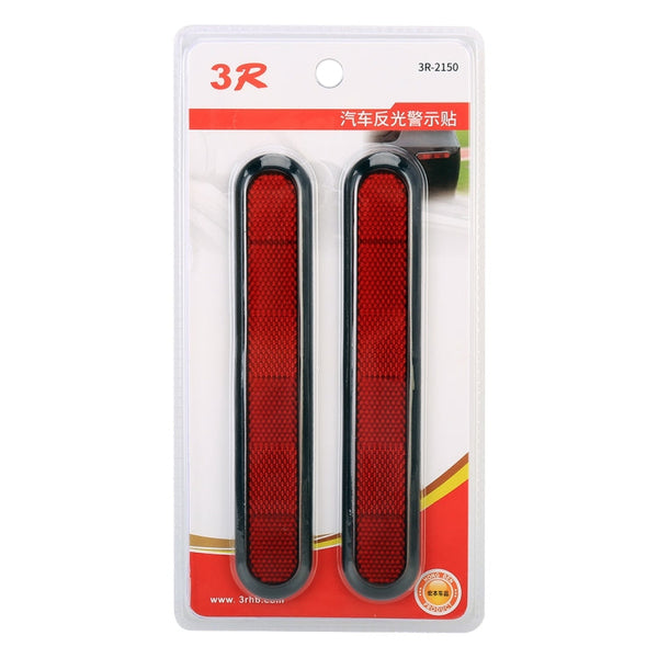 3R-2150 2 PCS Car Plastic Reflect Warning Sticker Outside Sticker, 3R-2150