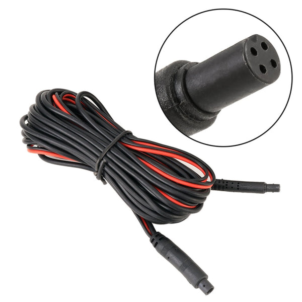 5.5m Universal Car 4P Reversing Camera Extension Cord Rearview Mirror Vehicle Traveling Data Recorder Video Conversion without Plug, 5.5m (4P)