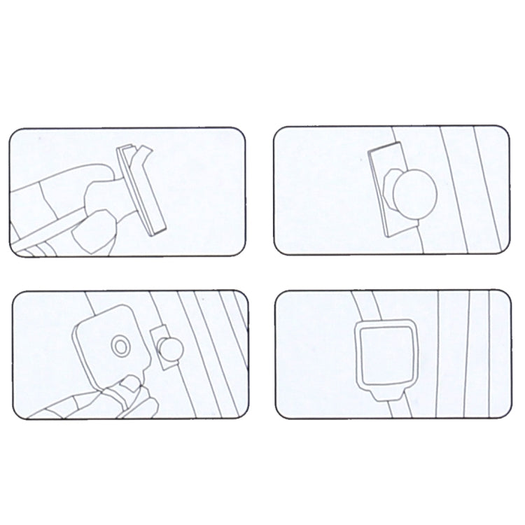 3R-2130 Car Truck Interior Adjustable Wide Angle Rear View Blind Spot Mirror, Size: 7*6.5*1cm