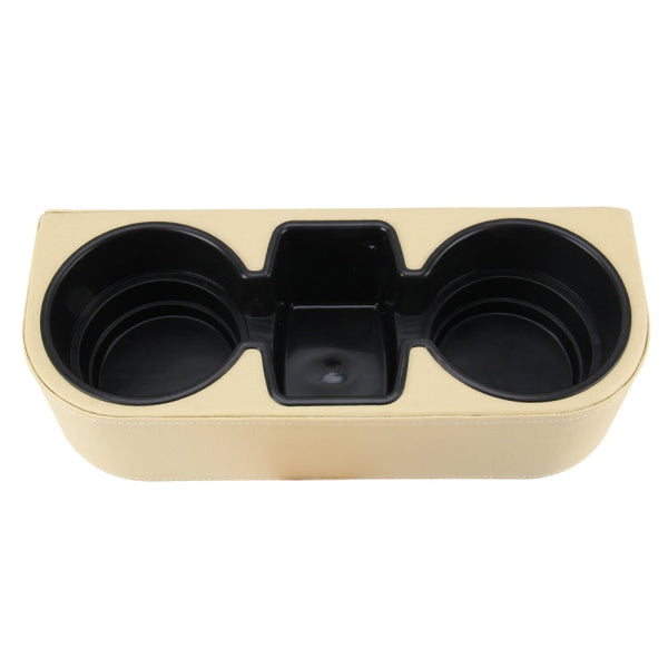 Car Seat Crevice Storage Box Cup Drink Holder Auto Pocket Stowing Tidying for Phone Pad Card Coin Case Car Accessories, Khaki, Brown, Black, Grey