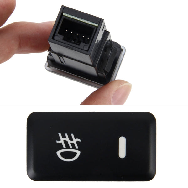 Car Fog Light Lamp Indicator 5 PIN On and Off Button Switch Control 4 Cable Auto Car Fog Light 5 Pin Switch On-Off Button Switch for Toyota, Large Size: 6*2.8*1.7cm