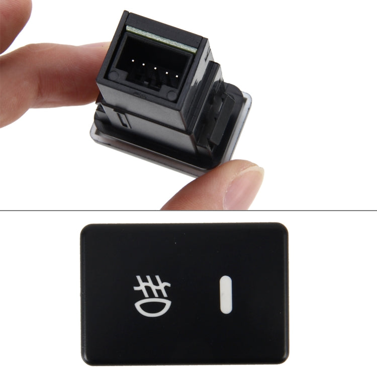 Car Fog Light Lamp Indicator 5 PIN On and Off Button Switch Control Auto Car Fog Light 5 Pin Switch On-Off Button Switch for Toyota, Small Size: 5*2.2*1.7cm