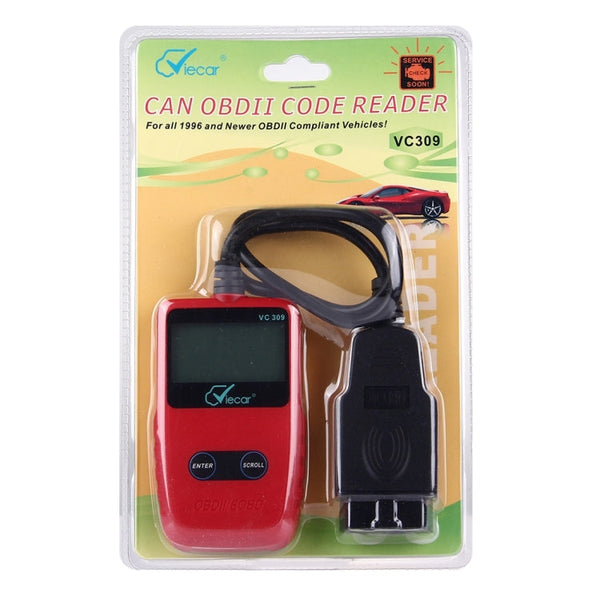Viecar CV309 OBDII EOBD Car Diagnostic Tool Code Scanner Fault Reader, CV309
