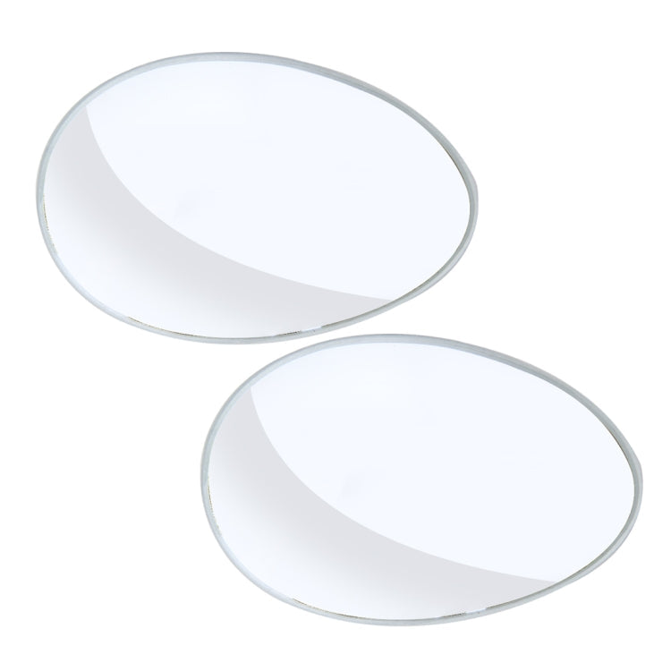 3R-055 2 PCS Car Truck Oval Blind Spot Rear View Wide Angle Mirror Blind Spot Mirror 360 Degree Adjustable Wide-angle Mirror, Size: 6.7*4.5cm, Size: 6.7*4.5cm