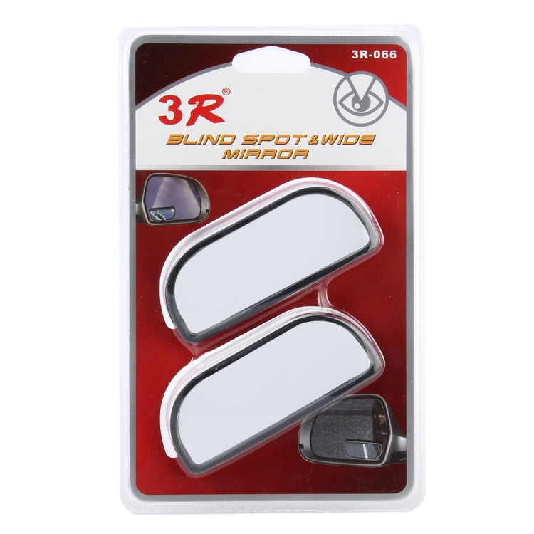 3R-066 2 PCS Car Truck Blind Spot Rear View Wide Angle Mirror Blind Spot Mirror Blind Spot and Wide Mirror, Size: 8.3*3.4cm, 3R-066