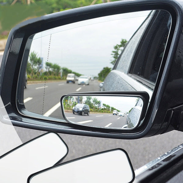 3R-066 2 PCS Car Truck Blind Spot Rear View Wide Angle Mirror Blind Spot Mirror Blind Spot and Wide Mirror, Size: 8.3*3.4cm, 3R-066