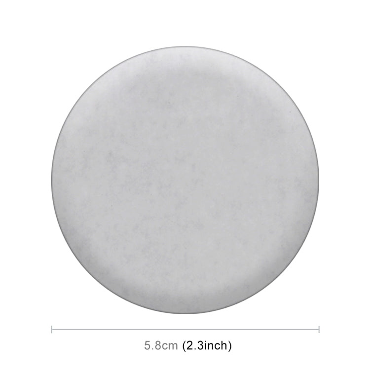 4 PCS Car-Styling Green Leaves Pattern Metal Wheel Hub Decorative Sticker, Diameter: 5.8cm