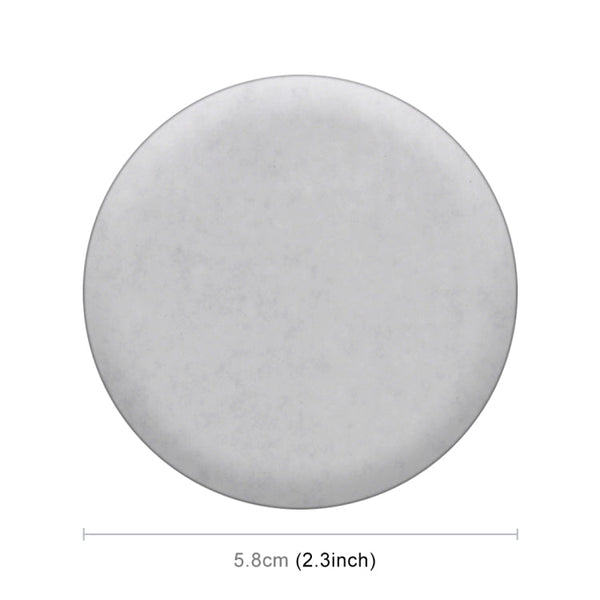 4 PCS Car-Styling Green Leaves Pattern Metal Wheel Hub Decorative Sticker, Diameter: 5.8cm