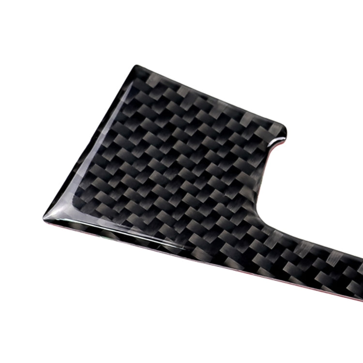 Car Carbon Fiber Gear Position Panel Frame Decorative Sticker for Volkswagen Golf 7 2018-, without Hole and Start and Stop, Left Drive