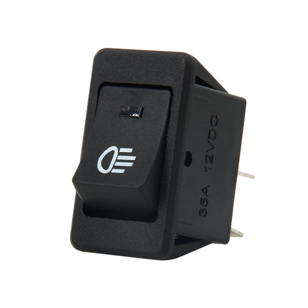 30 Amp 12 Volt Four Plugs LED ON OFF Car Fog Light Switch