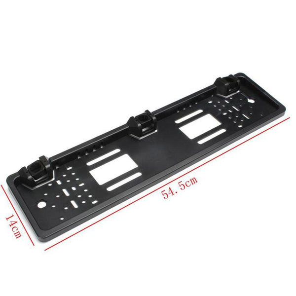 PZ600-L Europe Car License Plate Frame Rear View Camera Visual Rear View Parking System with 2 Reversing Radar Detector