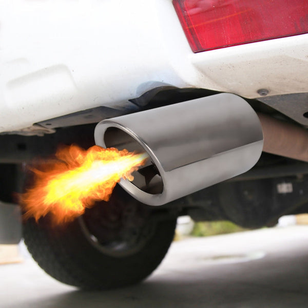 2 PCS Car Styling Stainless Steel Exhaust Tail Muffler Tip Pipe for VW Volkswagen 1.4T Swept Volume