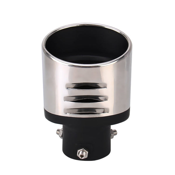 Universal Car Styling Stainless Steel Straight Bolt-on Exhaust Tail Muffler Tip Pipe with Mesh