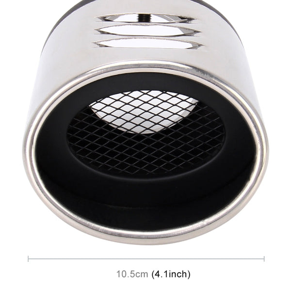 Universal Car Styling Stainless Steel Straight Bolt-on Exhaust Tail Muffler Tip Pipe with Mesh